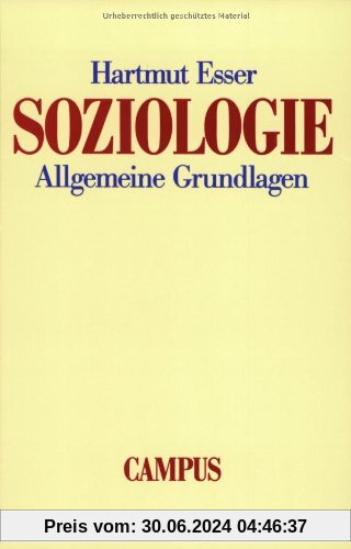 Soziologie: Allgemeine Grundlagen