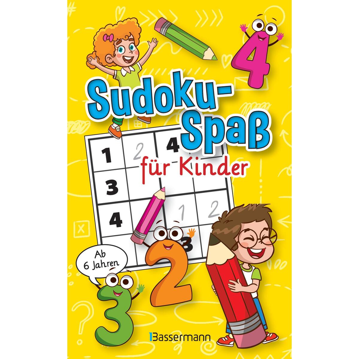 Sudoku-Spaß für Kinder. In drei Schwierigkeitsgraden. Ab 6 Jahren von Bassermann, Edition