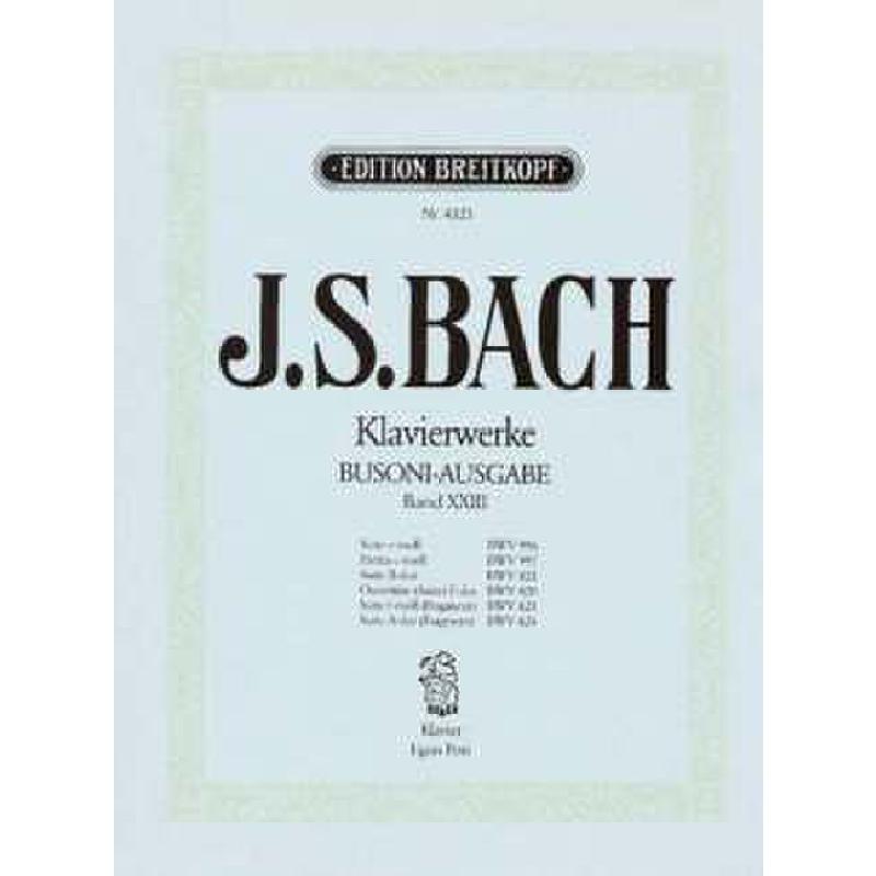 Suite e-moll BWV 996 + Partita c-moll BWV 997