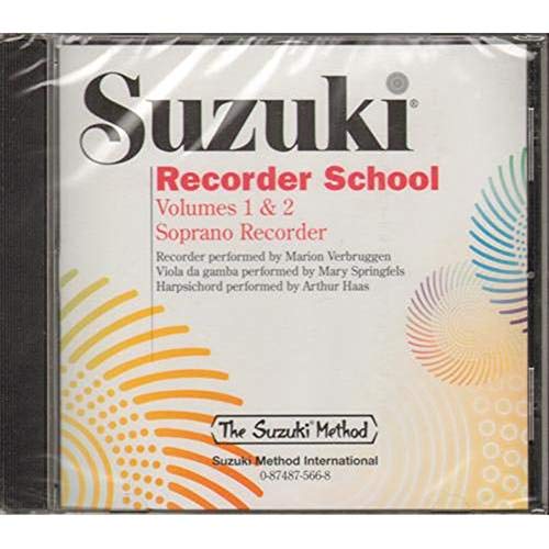 Suzuki Recorder School: Volume 1 & 2 Soprano Recorder: AV