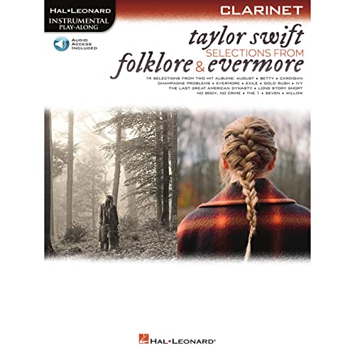 Taylor Swift - Selections from Folklore & Evermore for Clarinet: Includes Downloadable Audio (Hal Leonard Instrumental Play-along) von HAL LEONARD