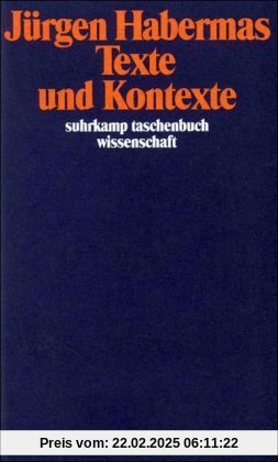 Texte und Kontexte (suhrkamp taschenbuch wissenschaft)