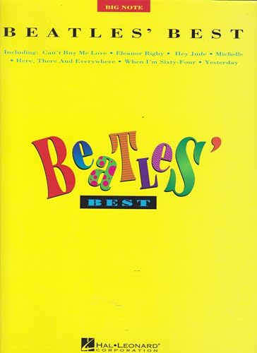 Beatles Best: Big-Note Piano von HAL LEONARD