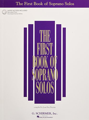 First Book of Soprano Solos (Book/CD): (First Book of Solos): Book/Online Audio von Schirmer