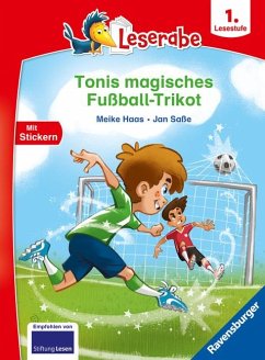 Tonis magisches Fußball-Trikot - lesen lernen mit dem Leserabe - Erstlesebuch - Kinderbuch ab 6 Jahren - Lesen lernen 1. Klasse Jungen und Mädchen (Leserabe 1. Klasse) von Ravensburger Verlag