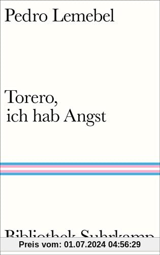 Torero, ich hab Angst: Roman | Der erste queere Liebesroman der Weltliteratur. (Bibliothek Suhrkamp)
