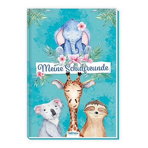 Trötsch Meine Schulfreunde Tierfreunde: Freundebuch Schulfreunde Erinnerungsalbum von TROTSCH