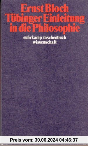 Tübinger Einleitung in die Philosophie. ( Werkausgabe, 13).