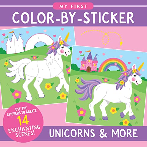 Unicorns & More First Color by Sticker Book von Peter Pauper Press