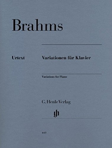 Variationen. Klavier: Instrumentation: Piano solo (G. Henle Urtext-Ausgabe) von HENLE