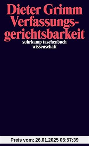 Verfassungsgerichtsbarkeit (suhrkamp taschenbuch wissenschaft)