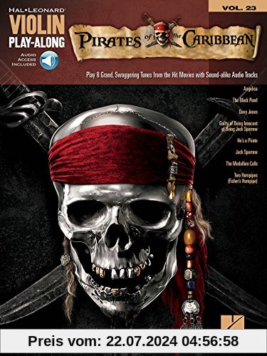 Violin Play-Along Volume 23: Pirates Of The Caribbean: Play-Along (Hal Leonard Violin Play Along)