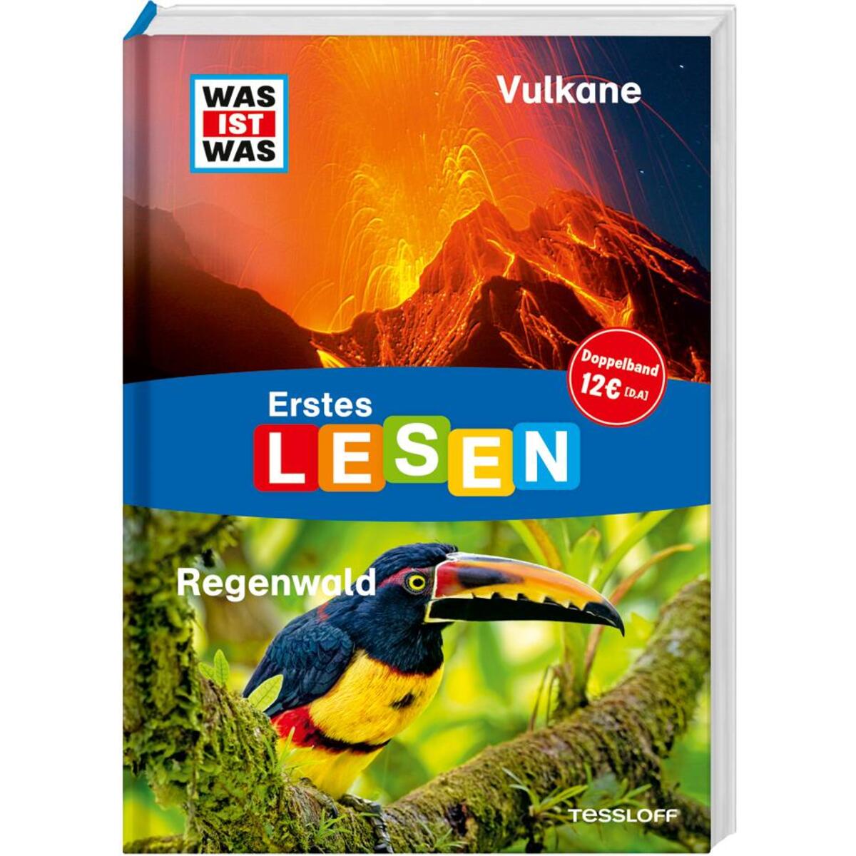 WAS IST WAS Erstes Lesen Doppelband 3.Vulkane/Regenwald von Tessloff Verlag