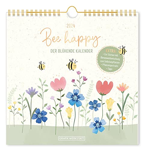 Bee Happy Wandkalender 2024 von Weltbild
