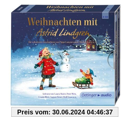 Weihnachten mit Astrid Lindgren (3 CD): Lesungen