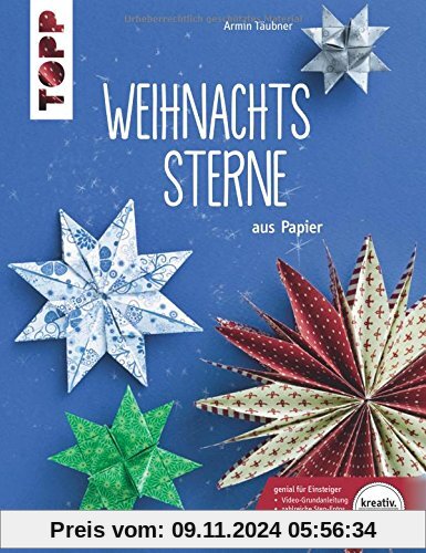 Weihnachtssterne (kreativ.startup.): aus Papier