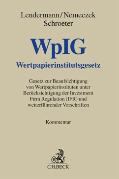 Wertpapierinstitutsgesetz von Beck Juristischer Verlag