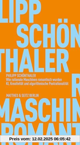 Wie rationale Maschinen romantisch wurden: KI, Kreativität und algorithmische Postrationalität (Fröhliche Wissenschaft)