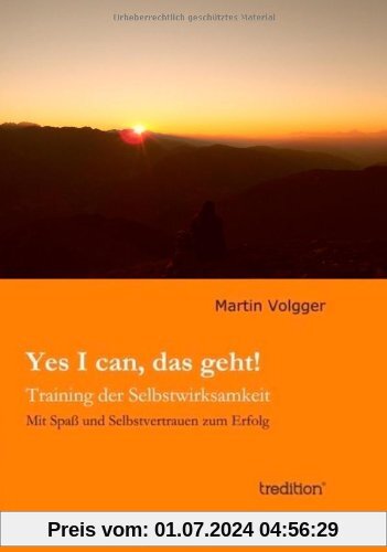 Yes I can, das geht!: Training der Selbstwirksamkeit