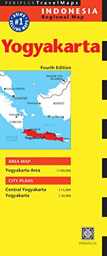 Yogyakarta Travel Map Fourth Edition (Periplus Travel Maps)