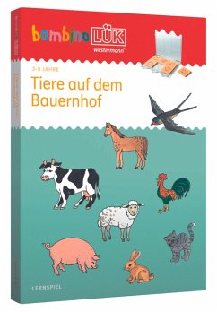 bambinoLÜK-Set. Kindergarten. Tiere auf dem Bauernhof. 3/4/5 Jahre von LÜK / Westermann Lernwelten