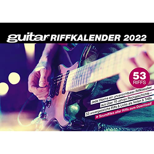 guitar Riffkalender 2022 von PPVMedien